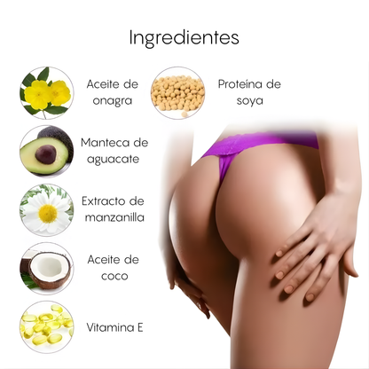 🍑✨ Crema Reafirmante y Voluminizadora de Glúteos